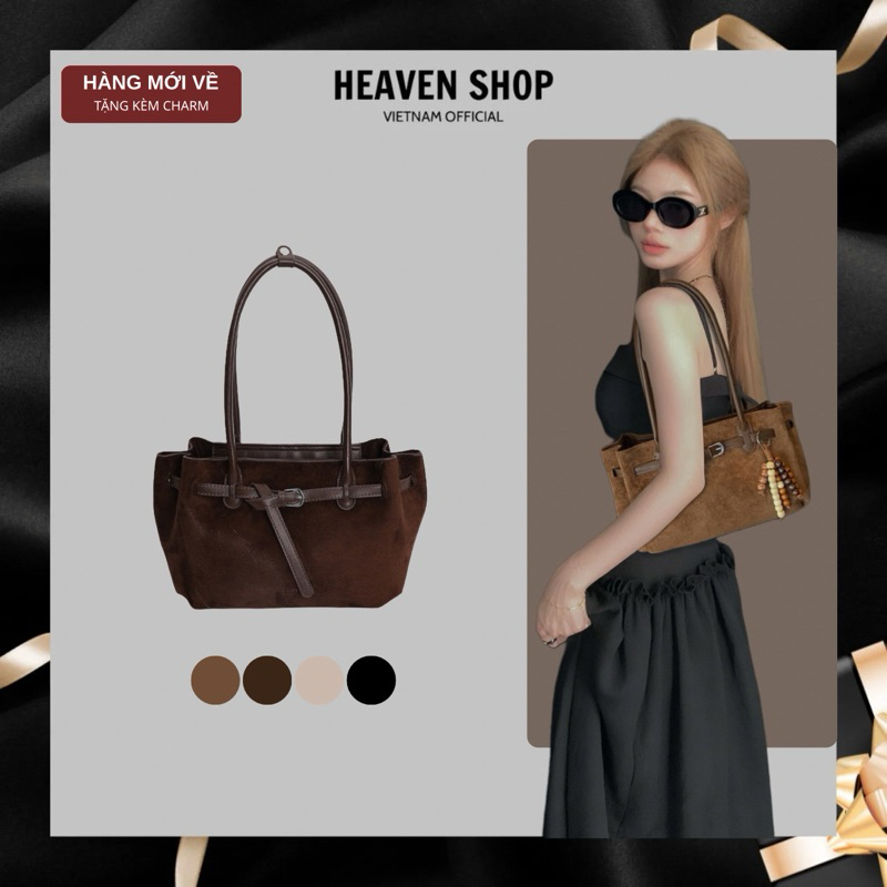 [PUMPKIN-L1QC] Túi Xách Nữ PUMPKIN Da Cao Cấp Bag & Hàng Có Sẵn - HEAVEN SHOP