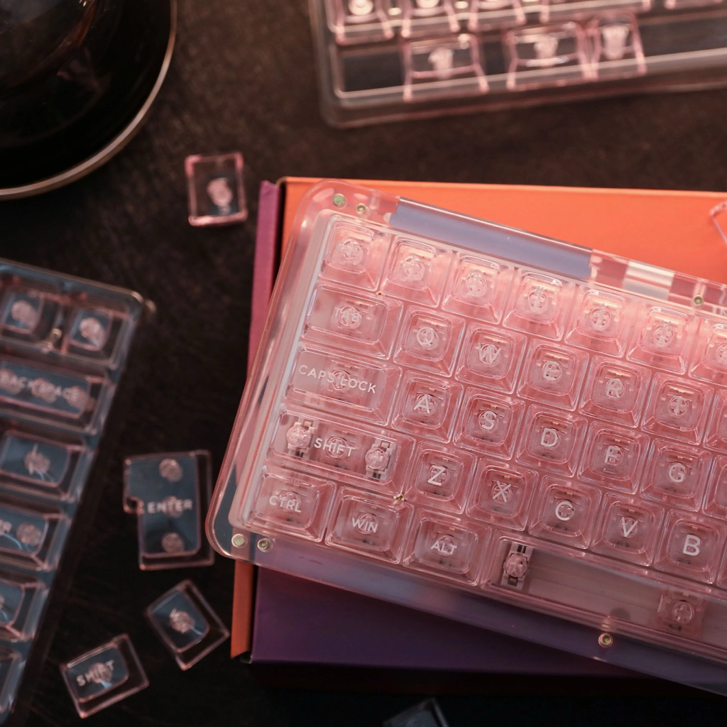 Keycap KiiBOOM Transparent PC, ASA profile 146 phím