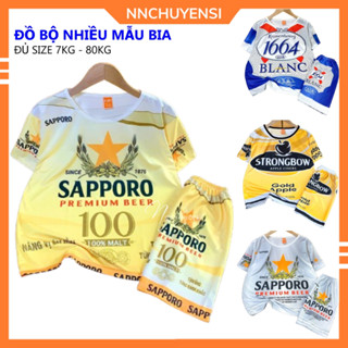  Đồ bộ BIA SAPPORO STRINGBOW BLANC 1664 nam nữ và trẻ em size đến 80kg Đồ bộ bia mặc nhóm DBD 