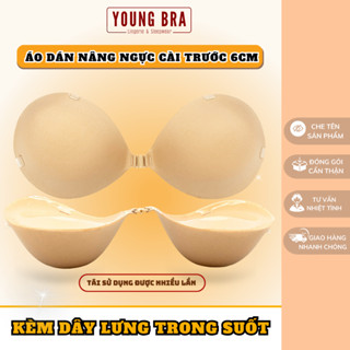  Áo dán nâng ngực 6cm Young Bra - Miếng dán nâng ngực 6cm cài trước tạo khe gom đẩy ngực siêu dính OYL0032 Young Bra 