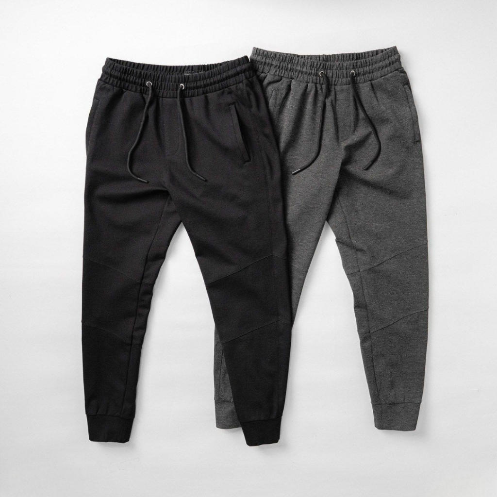 Quần Nỉ Nam Trơn Jogger Ống Bo Thể Thao Chất Liệu Nỉ Cotton Gym Tập Gym K1