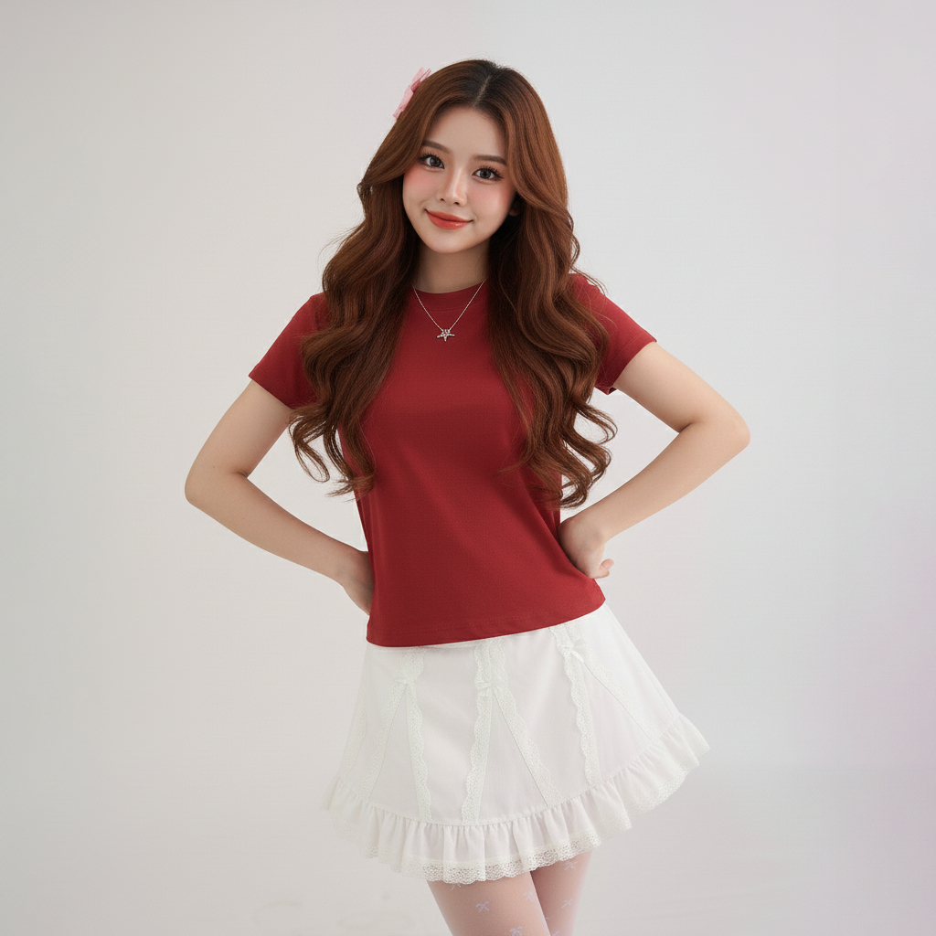 Áo Thun Baby Tee Trơn Dáng Ôm Ngắn DaaLaa Store Phong Cách Basic A5784 | BigBuy360 - bigbuy360.vn