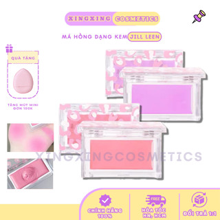   HOẢ TỐC  Má hồng kem JILL LEEN Dạng Kem Màu Tím Làm Sáng Lâu Trôi Dưỡng Ẩm Tùy Chọn XINGXINGBEAUTY 