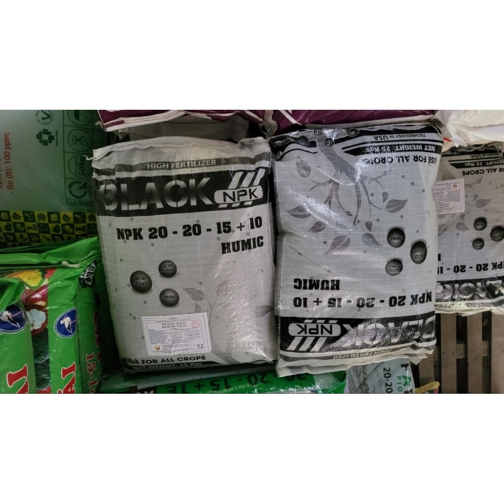 🌿 1. PHÂN BÓN NPK SLACK 20-20-15 + 10 HUMIC | Acid Humic – Fulvic – Amino | Tăng Năng Suất–Cải Tạo Đ
