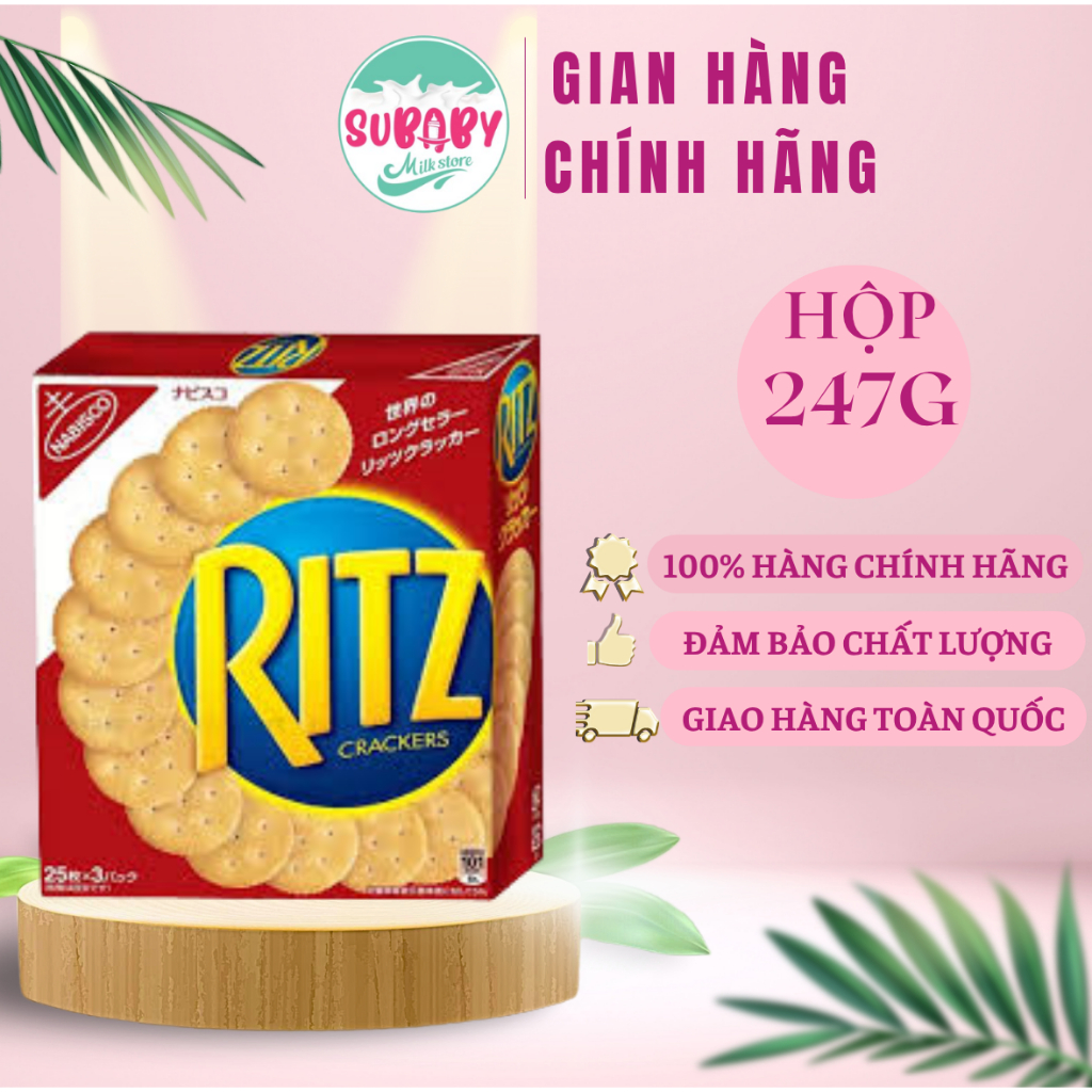 Bánh Quy Mặn Ritz Crackers (Hộp 247g)