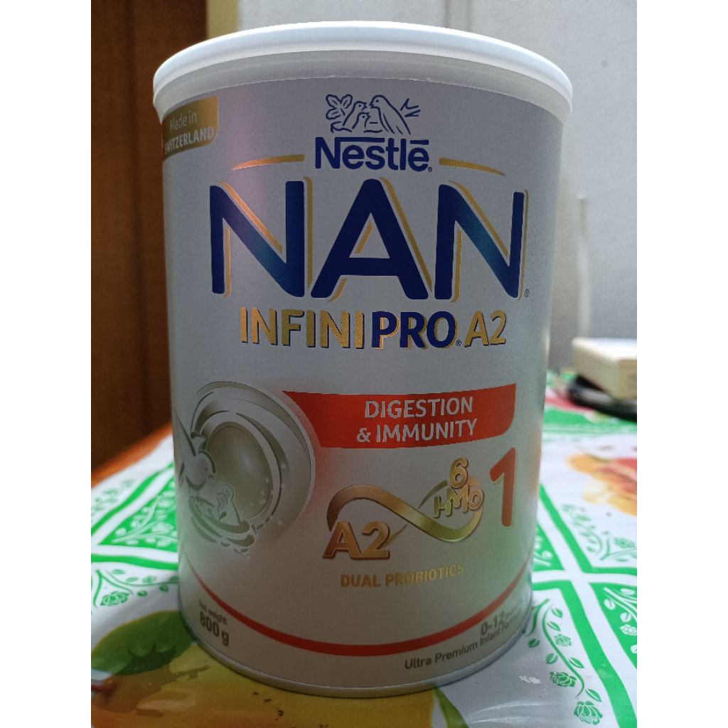Sữa Nan A2 6HMO số 1 lon 800g(dành cho bé từ 0-12 tháng tuổi)