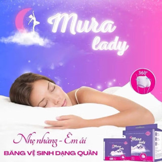 Băng vệ sinh quần mỏng MURA LADY size M-L(35-55kg) size XL/XXL (55-90kg)mềm mỏng thấm hút tốt giá thành hợp lý