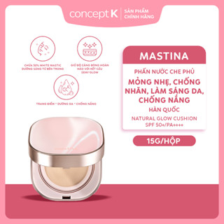  Phấn Nước Che Phủ Tự Nhiên Mastina Natural Glow Cushion SPF 50+ PA++++ 15g 