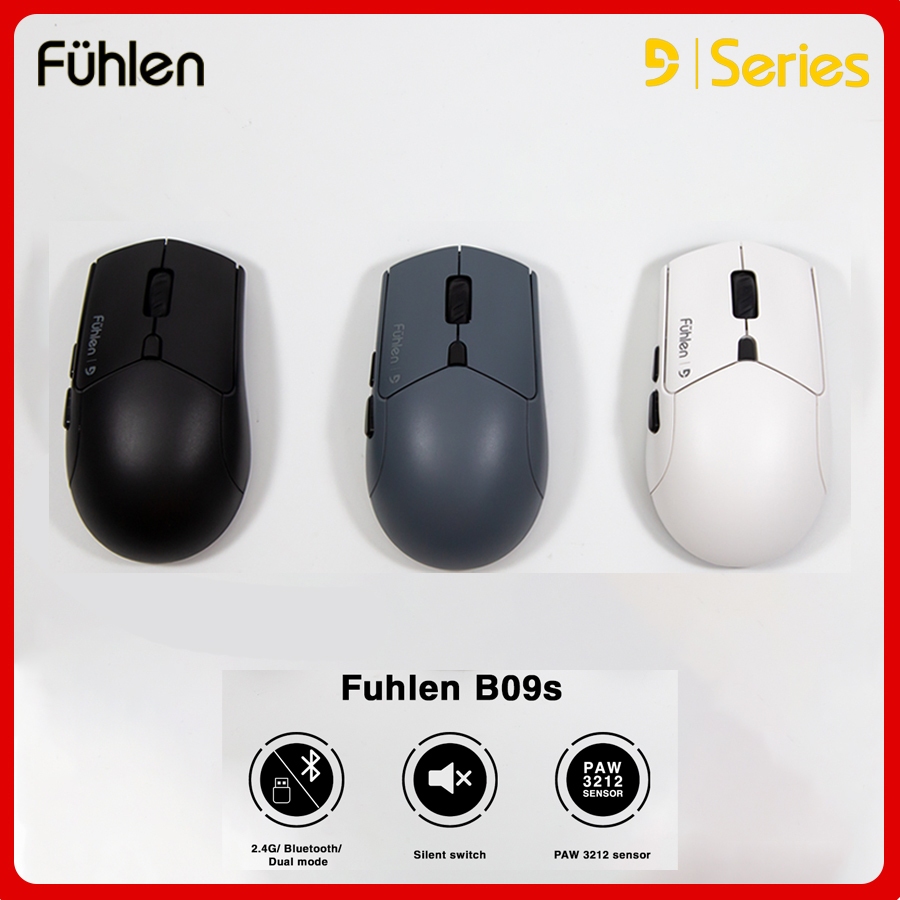 Chuột Fuhlen B09s Silent Dual Modes Bluetooth/Wireless - Chính hãng 2 năm