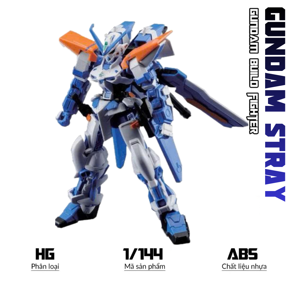 Mô Hình Lắp Ráp HG Gundam 1/144 Astray Blue Frame Second L