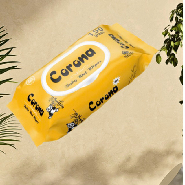 KHĂN GIẤY ƯỚT CORONA 650G MÀU VÀNG