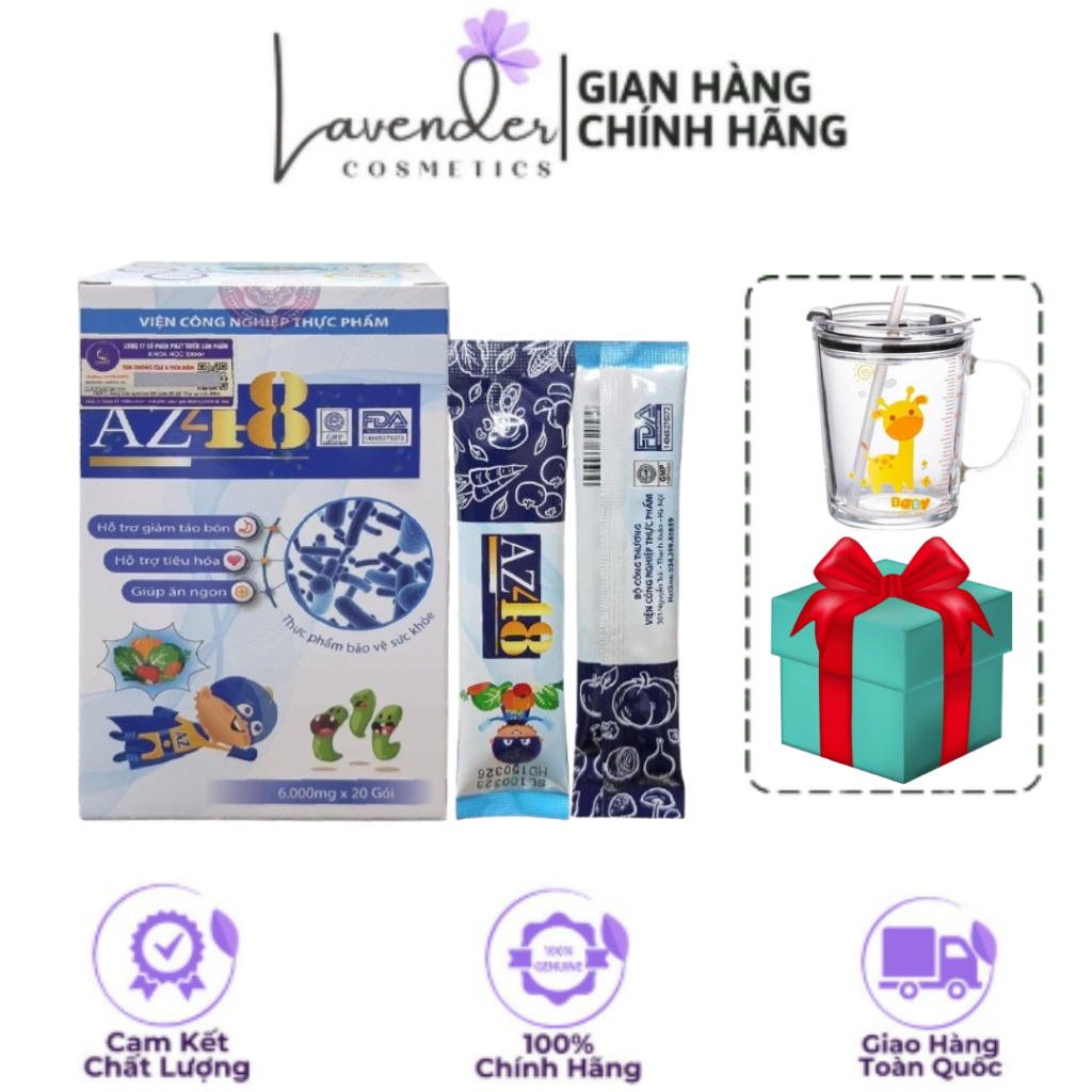 MEN AZ48 - Hỗ Trợ Tiêu Hóa, Giúp Bé Ăn Ngon Hết Táo Bón