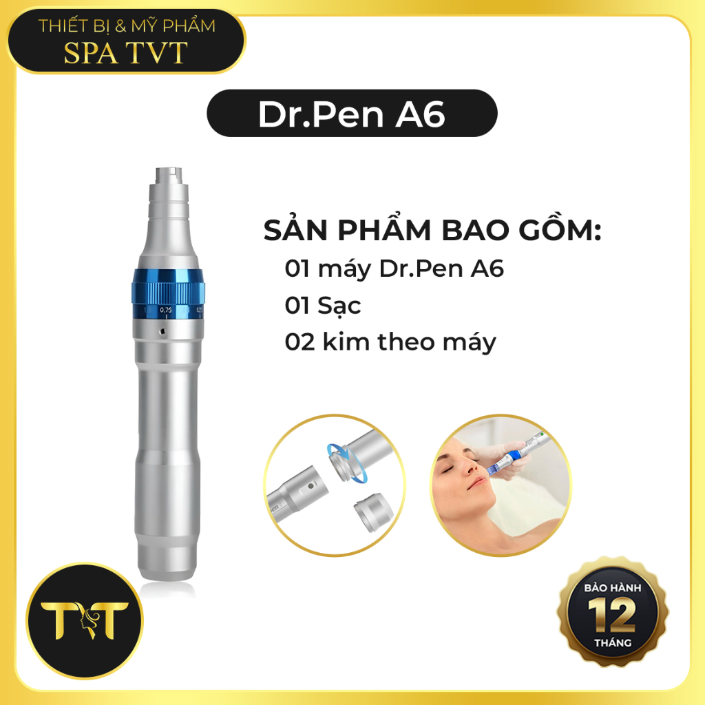 BÚT PHI KIM , VI KIM A6 Bút Điện Dr.Pen Ultimate A6 Tự Động Chuyên Dụng Chất Lượng