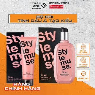  Tinh dầu dưỡng tóc Create - ATS Stylemuse Reaction oil - 120ml - dưỡng tóc cung cấp độ ẩm mượt 