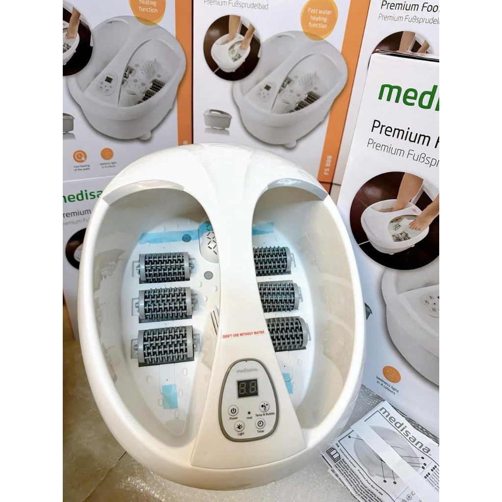 [HÀNG CHÍNH HÃNG] Bồn Ngâm Chân MEDISANA FS888 Premium Foot Spa Massage Chân Nội Địa ĐỨC