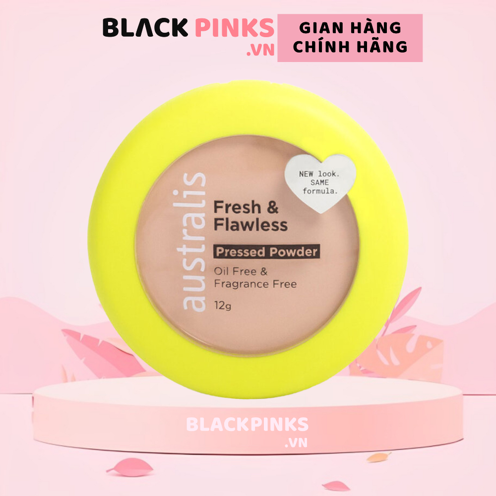 Phấn phủ Australis kiềm dầu 2in1 Light Beige/Natural/Deep Natural/Nude 12g