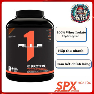  Rule 1  Chính hãng  5Lbs - Whey protein isolate hydrolyzed - sữa bột hỗ trợ tập luyện thể thao thể hình 