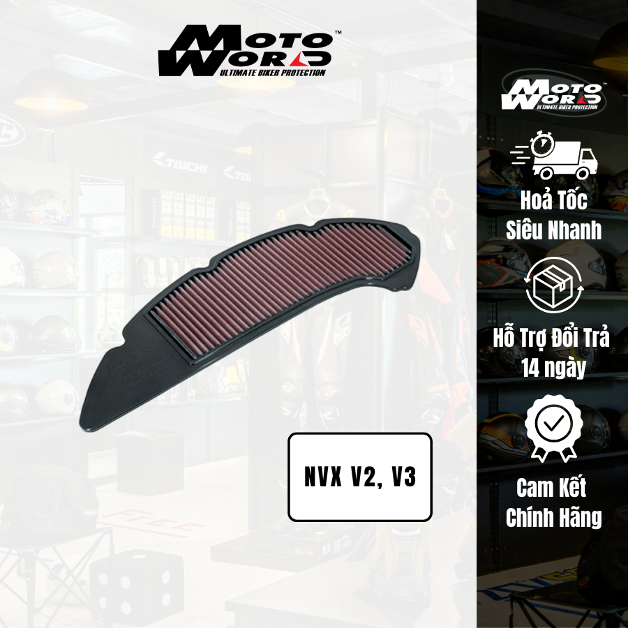 DNA Lọc gió Yamaha NVX 155V2, V3 / AEROX 155 2021 ( DNA P-Y1SC21-01 )