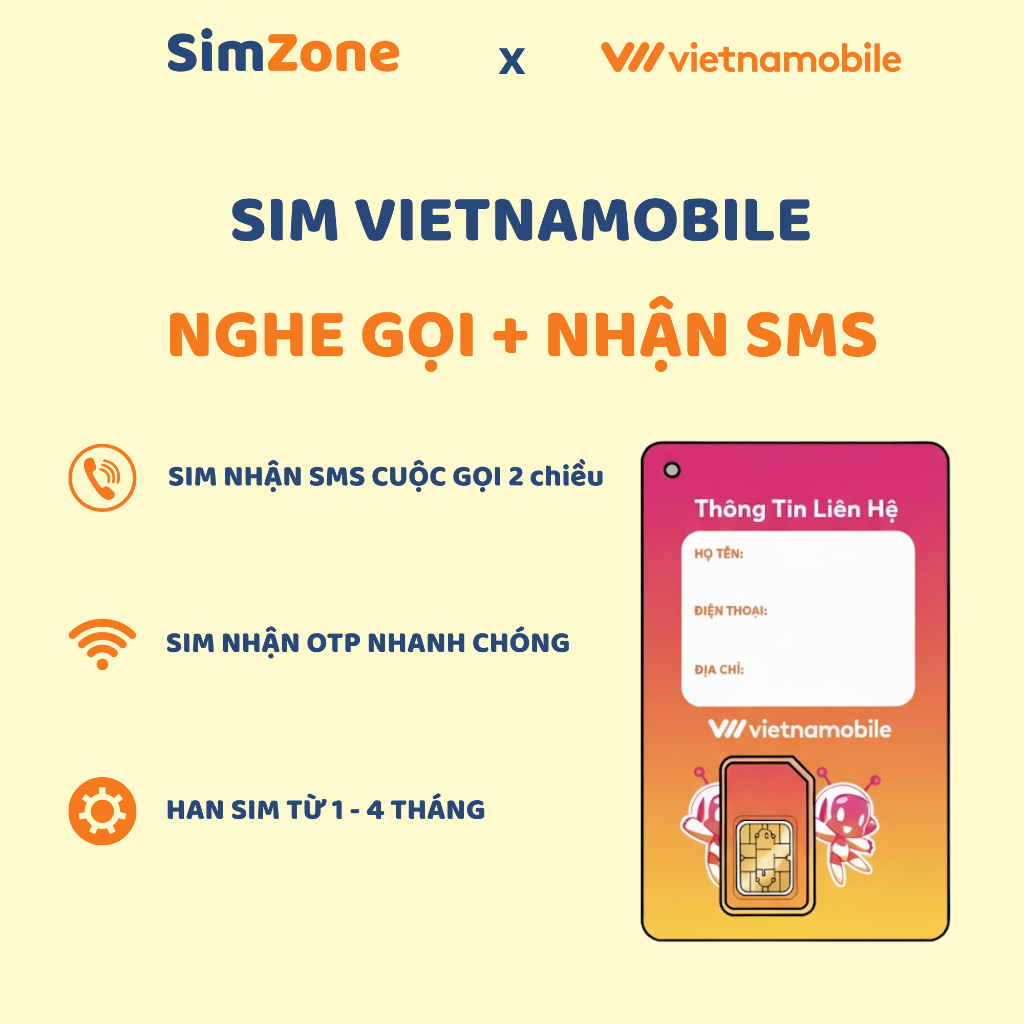 [Deal hời] Sim 0đ VNMB - Nhận sms cuộc gọi 2 chiều, otp nhanh chóng