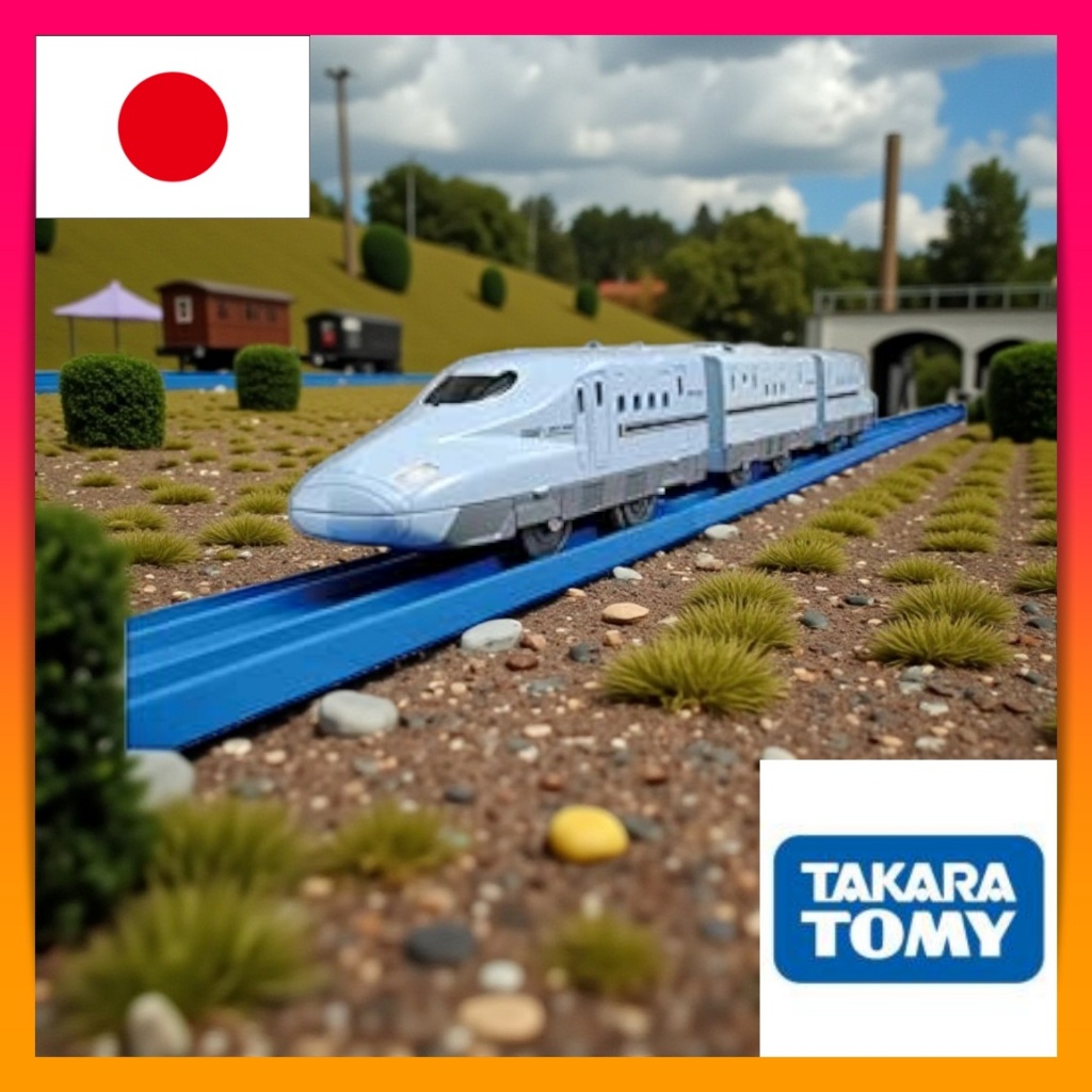 Plarail S-04 N700 Series Shinkansen Mizuho & Sakura with Lights – Connectable Train Toy for Kids 3+