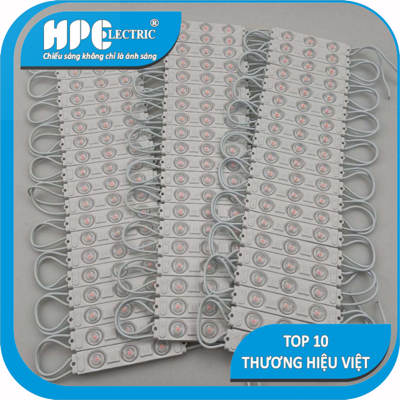 12V,3W -BH 3 NĂM -dây led hắt 3 bóng to  điện 12v-3w  -1 vỉ 20 thanh 60 bóng  )