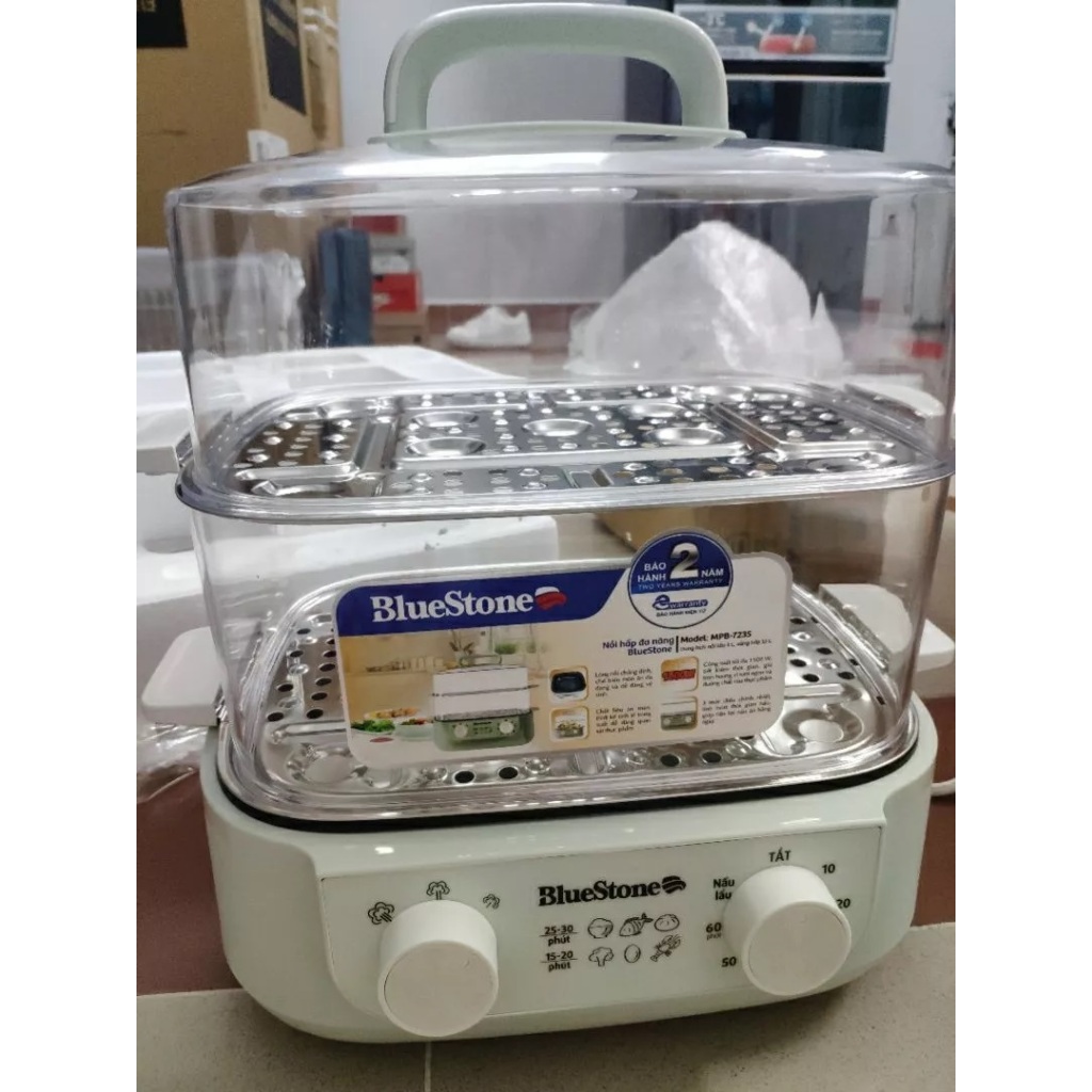 Nồi Hấp Đa Năng BlueStone MPB-7235 | 1500W – Dung Tích 12L – Lòng Nồi 3L
