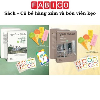  Sách - Cô Bé Hàng Xóm Và Bốn Viên Kẹo - Kèm Random 1 Trong 4 Mẫu Bookmark Sticker Sổ Vẽ 