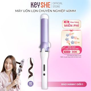  Máy uốn tóc KeyShe 40mm – Tóc xoăn bồng bềnh với công nghệ ceramic phủ ion âm tiên tiến chính hãng 