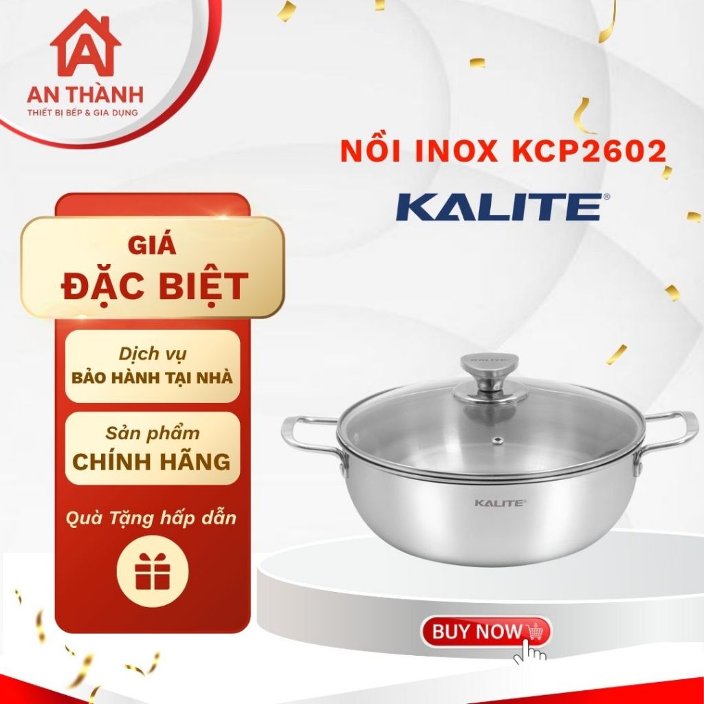Nồi KALITE KCP2602 24cm – Inox Cao Cấp, Nấu Nhanh, Giữ Dinh Dưỡng