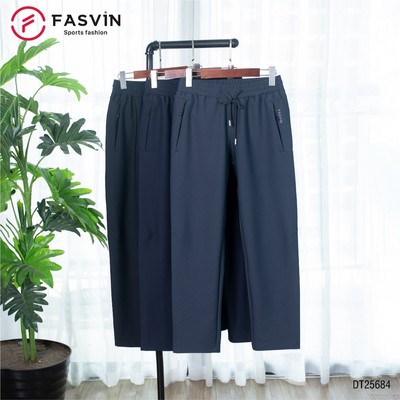 Quần nỉ nam ống suông Fasvin DT25684.HN vải nylon cao cấp có độ dày vừa phải mềm mại nhẹ và bền đẹp
