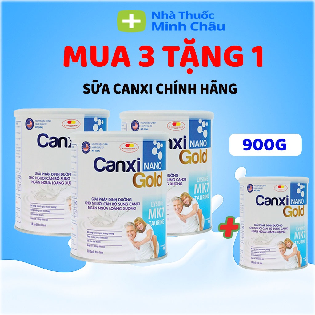 [ Mua 3 Tặng 1 ] Sữa Canxi Cho Người Già Bổ Sung Canxi Ngừa Loãng Xương Chính Hãng Japa Kids 900G