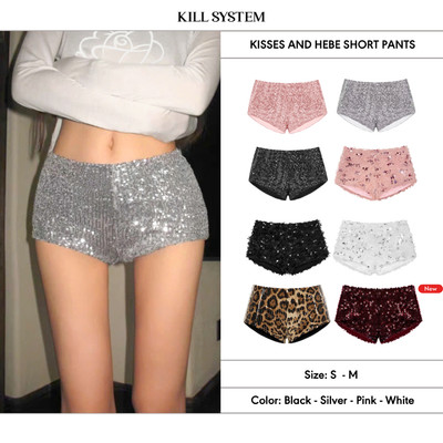 Quần short kim sa cạp thấp tôn dáng Kisses - Kill System