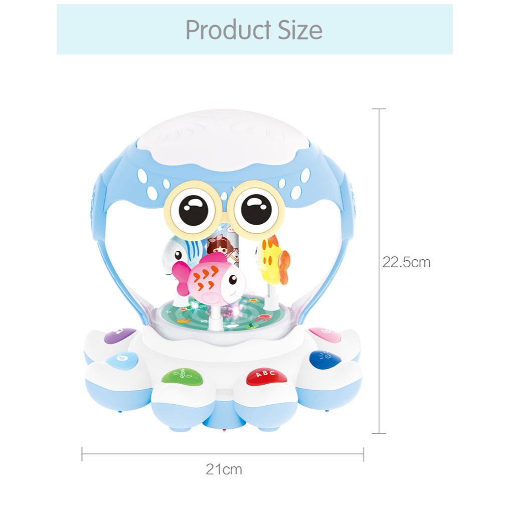 Đồ Chơi Vòng Xoay Đại Dương - Màu Xanh Dương – BAOLI