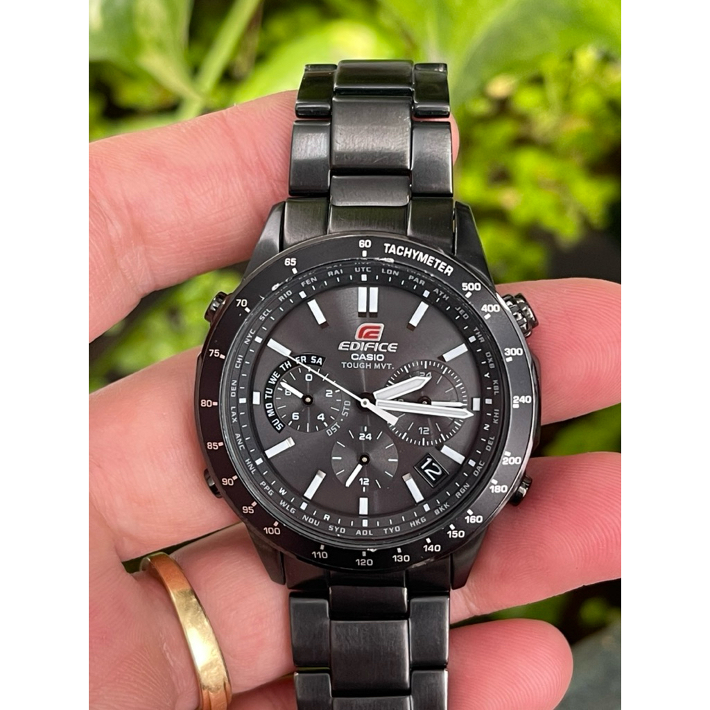 Casio edifice EQW-550 solar, size 40mm