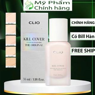  Kem Nền Clio Kill Cover Founwear Foundation The Original 35Ml Đủ Tone 