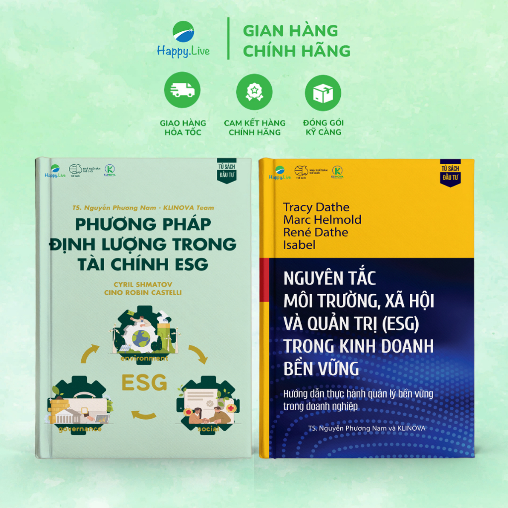 Bộ sách Giải pháp ESG: Kết nối tư duy quản trị và dữ liệu định lượng