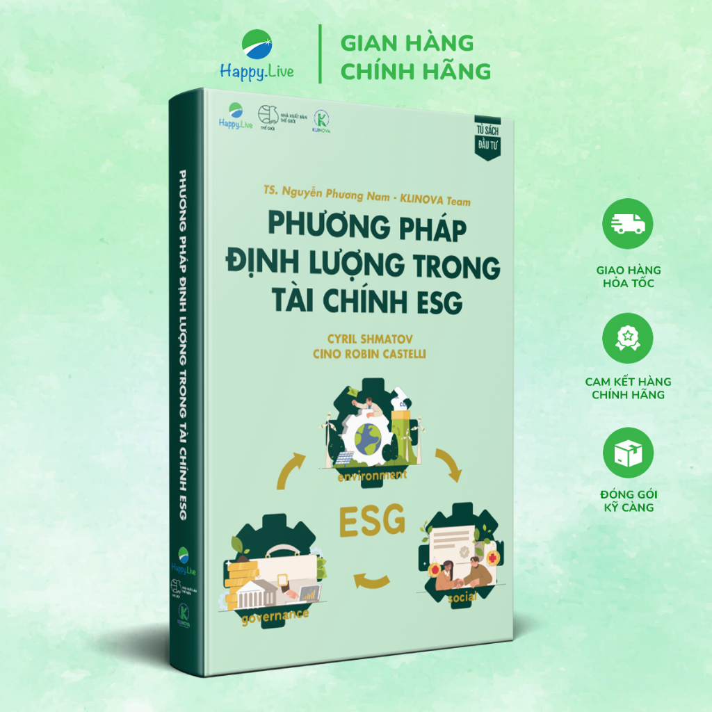 Sách Phương pháp định lượng trong tài chính ESG - Quantitative Methods for ESG Finance
