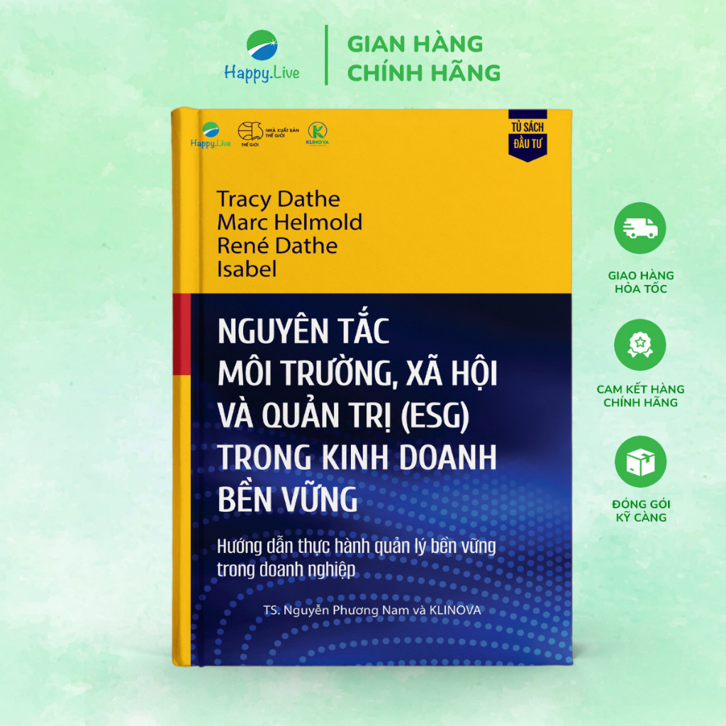 Sách Nguyên tắc môi trường, xã hội và quản trị (ESG) trong kinh doanh bền vững