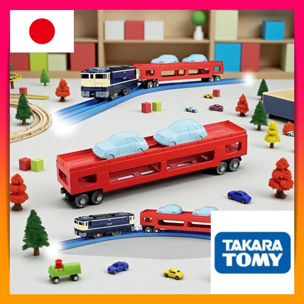 Plarail S-34 Car Transport Train Toy for Kids Ages 3+ – Fun Train Set with Cars