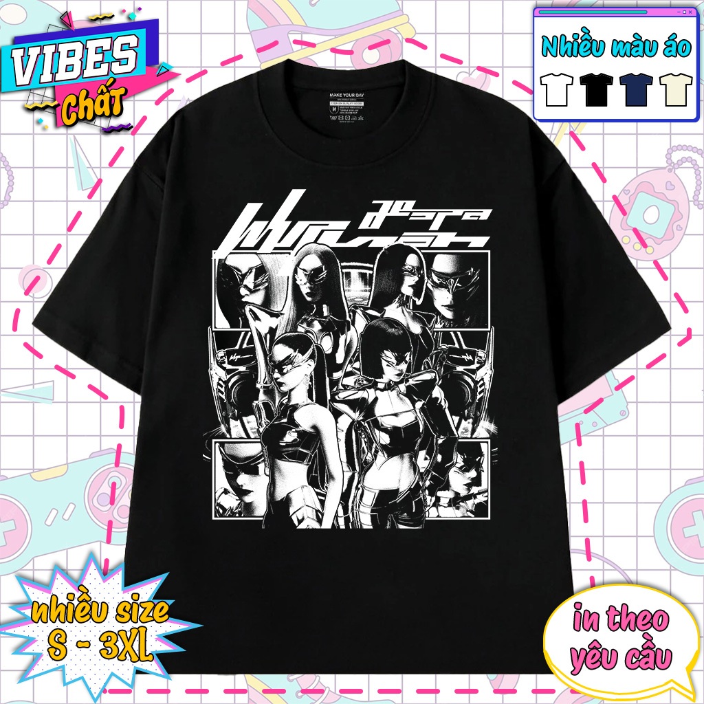 Áo Thun AESPA - Áo Thun Idol Kpop AESPA - Áo Thun Tặng Bạn Gái Oversize 100% Cotton