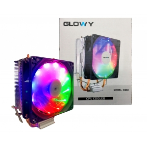 Tản nhiệt khí CPU GLOWY GC63 1 fan 9cm LED (115x/1200/AMD)