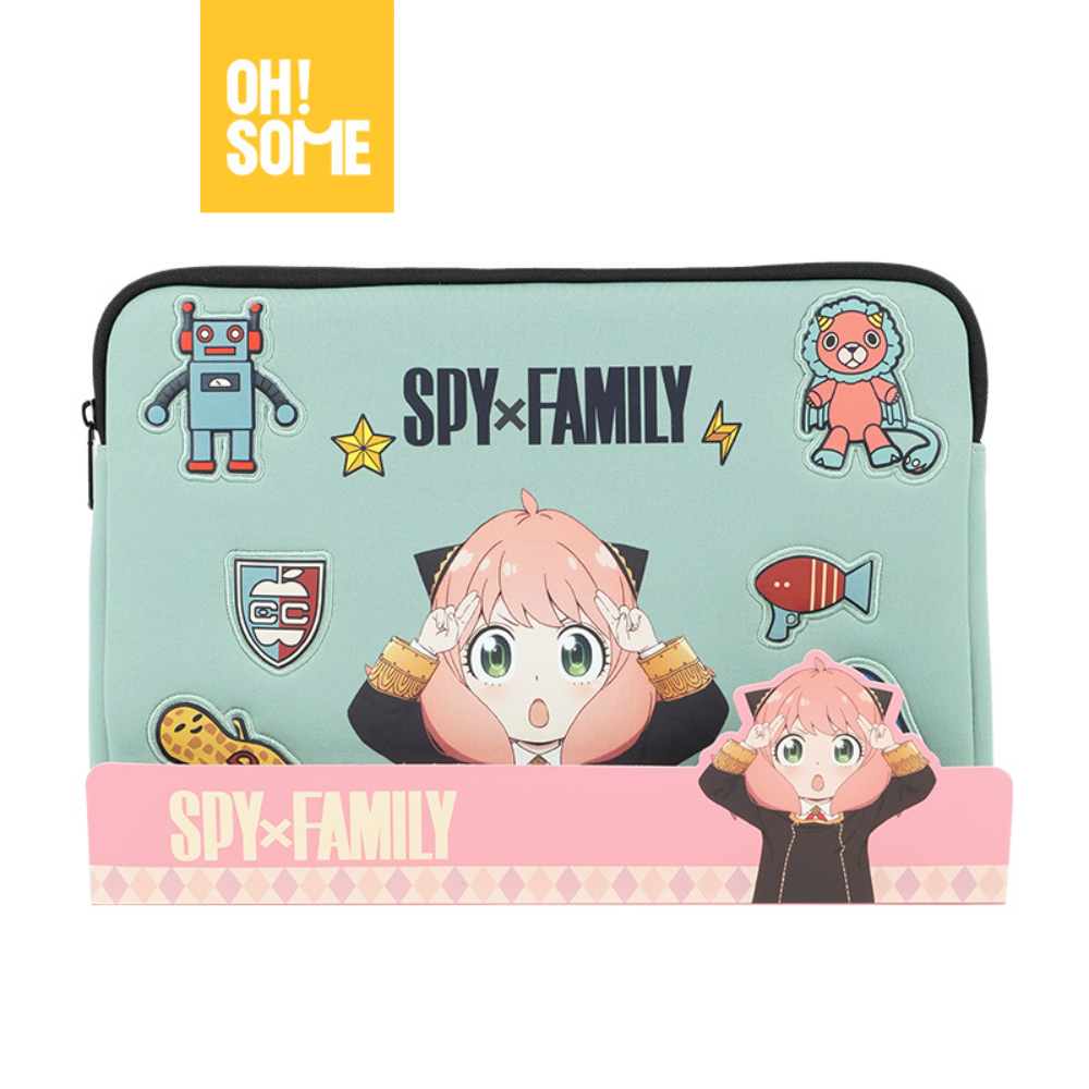 【OHSOME - Spy x Family】- Túi chống sốc laptop Anya Forger dày dặn chống va đập bảo vệ laptop máy tính bảng dưới 13 inch