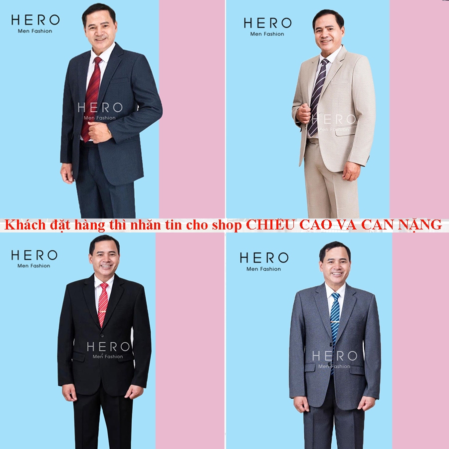 Vest Nam Trung Niên, Bộ Vest Nam Trung Tuổi Chất Vải Sịn, Bộ Com Lê Trung Niên