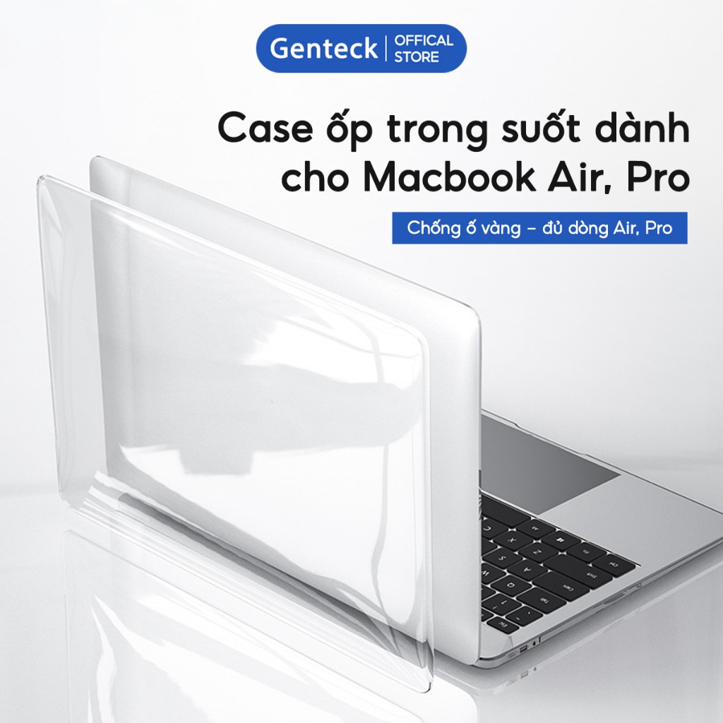 Case Ốp Macbook Trong Suốt Nhựa Dẻo Ốp Lưng Chống Va Dập Trầy Xước Cho Macbook Air Pro M1 M2 M3 M4