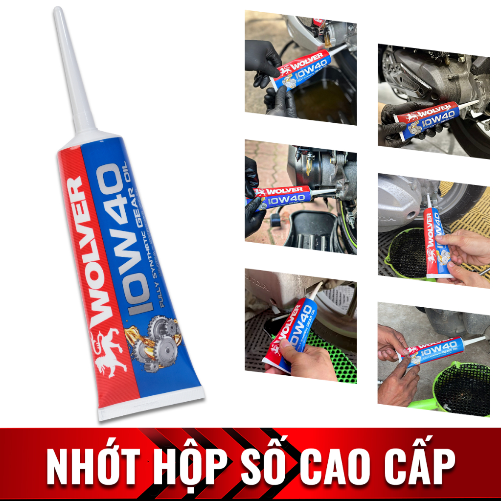 CÓ QUÀ - nhớt hộp số Wolver Gear Oil 80W90 - Wolver 80W90 - Wolver 10W30 - Wolver 10W40