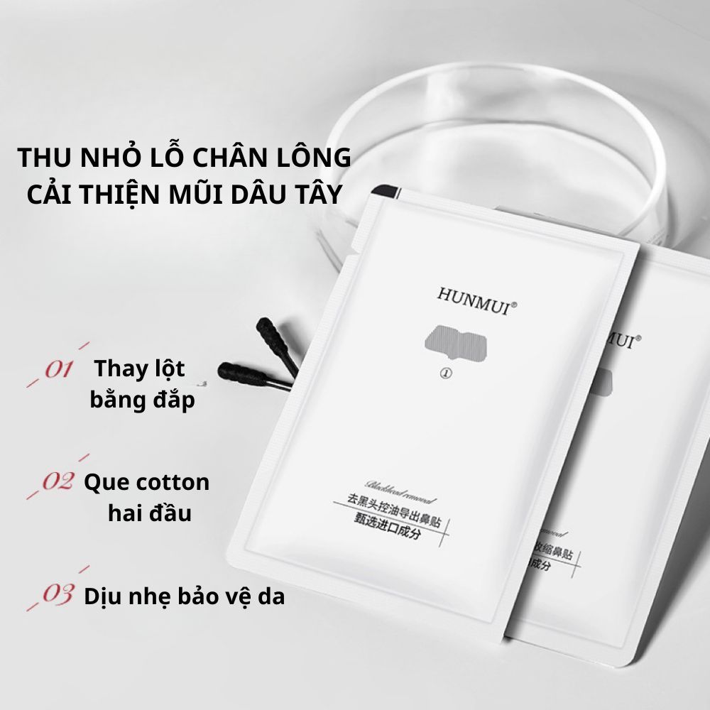 Ảnh 4 của Combo Ủ mụn đầu đen và thanh gạc BEABIAI giảm bã nhờn, làm sạch vùng mũi, se khít lỗ chân lông