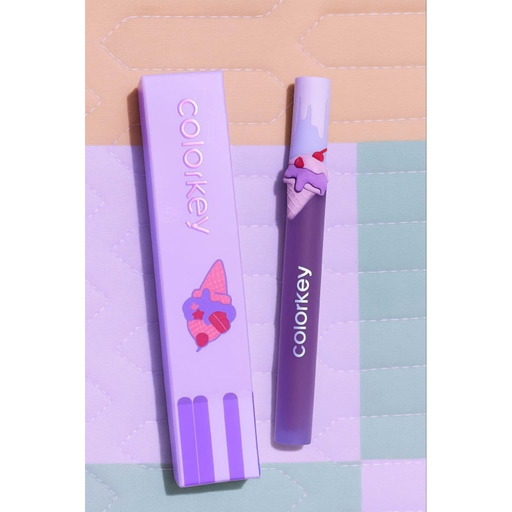 [R704] Son kem bóng Colorkey phiên bản Ice Cream – Lên màu ngọt ngào, căng mọng như kẹo