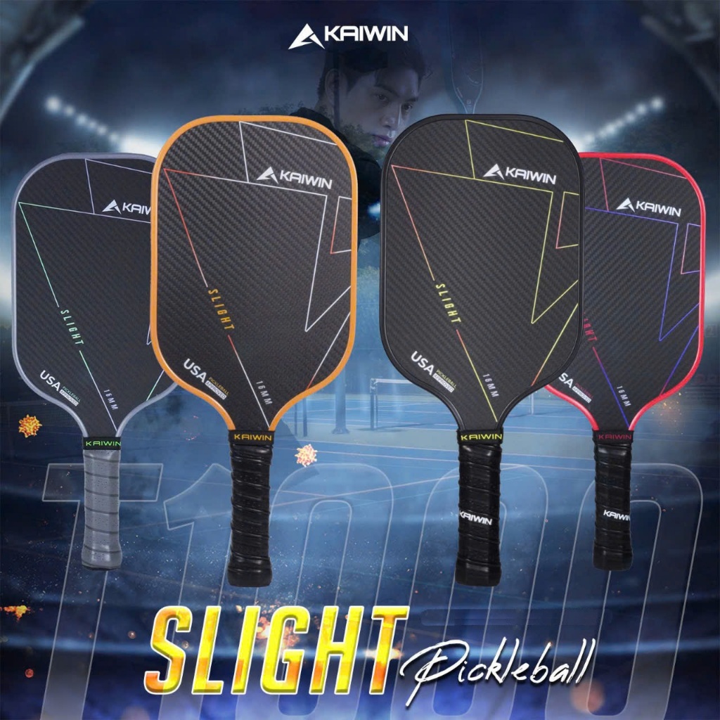 Vợt Pickleball Kaiwin Slight T1000 3K kèm hộp bảo vệ (Chính hãng)
