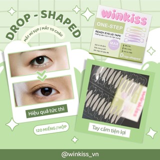 Kích mí Winkiss Kiểu Giọt Nước Drop-shaped Cho Mắt Sụp Mí - Miếng Dán Mí Có Tay Cầm Tiện Lợi, Không Cần Dụng Cụ