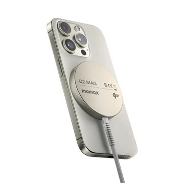Sạc không dây từ tính Momax Q2.Mag UD32 (Qi2 15W) cho điện thoại